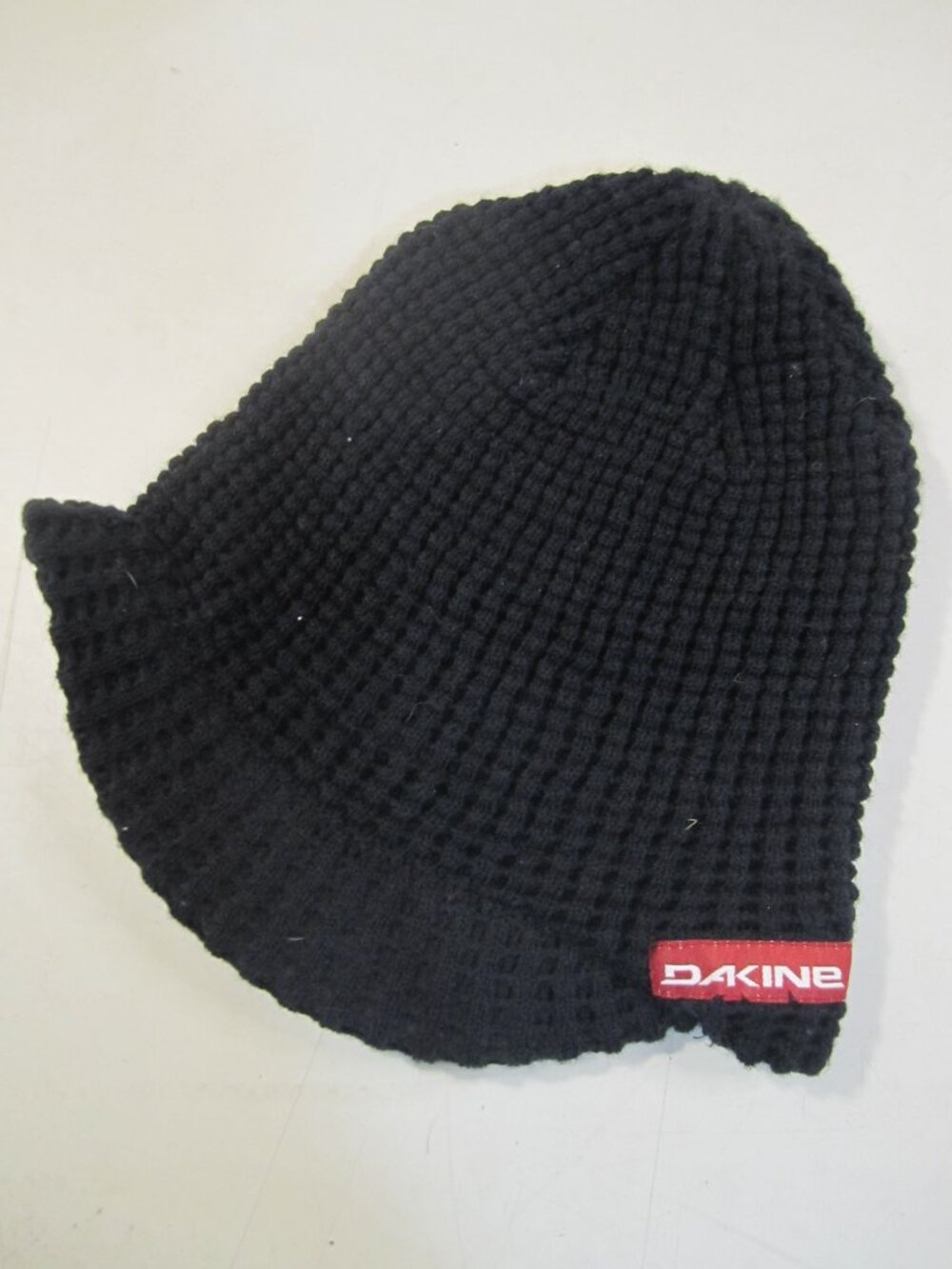 Dakine Black Brimmed Knit Beanie Hat